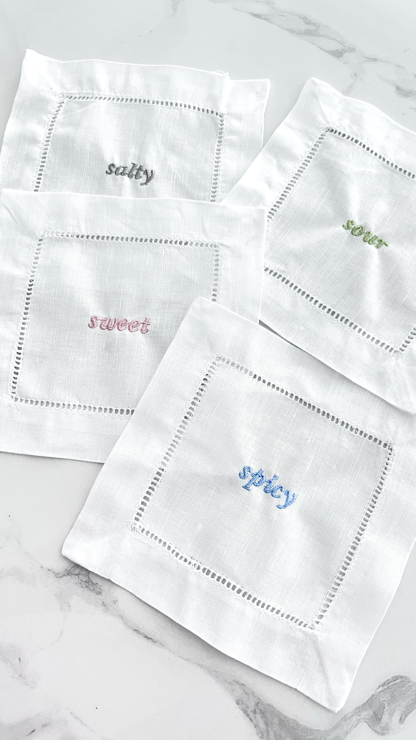 The Flavour Set | Set of 4 Cocktail Napkins