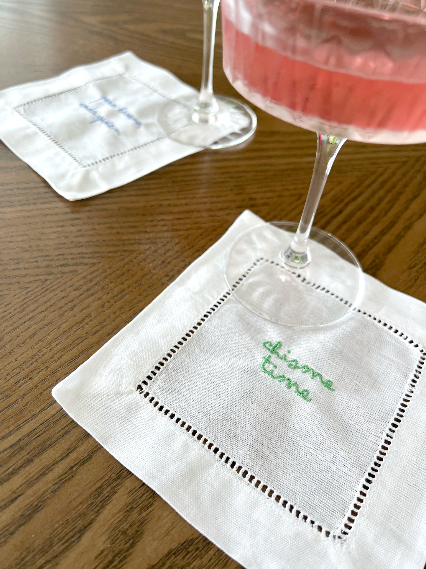 Chisme Time | Set of 4 Cocktail Napkins